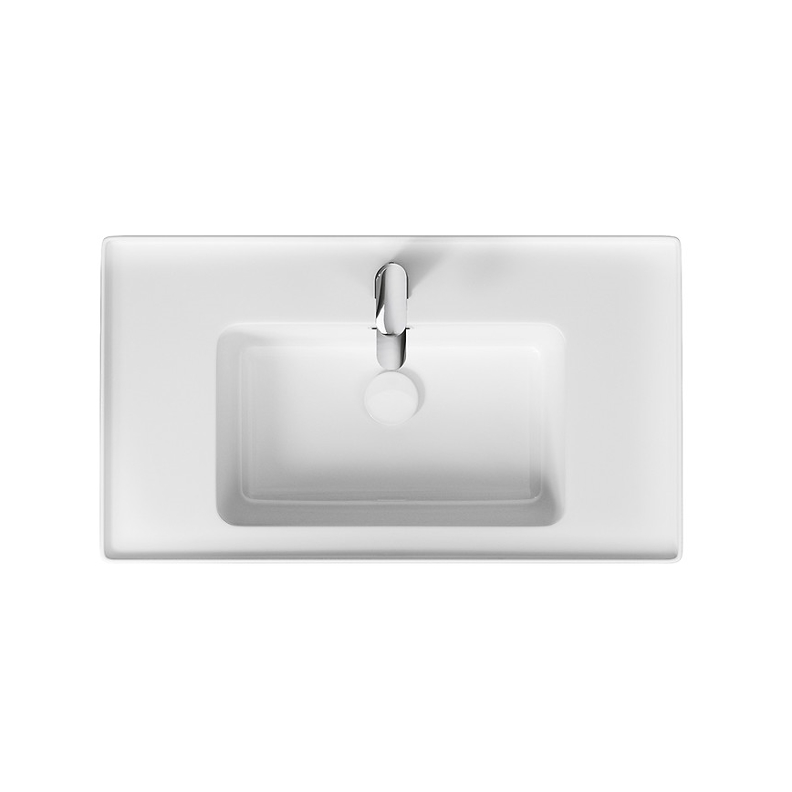 Cersanit K114-017 - Inbouwwastafel CREA 44,5x80,5 cm keramiek/glanzend wit
