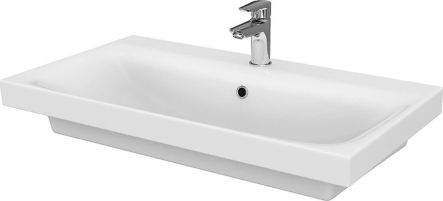 Cersanit K116-013-ECO - Inbouwwastafel MODUO 45x80 cm keramiek/hoogglans wit