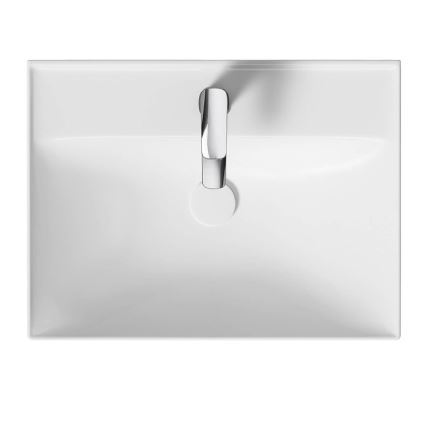 Cersanit K120-009 - Inbouwwastafel LARGA 45,5 x 60,5 cm keramiek/hoogglans wit