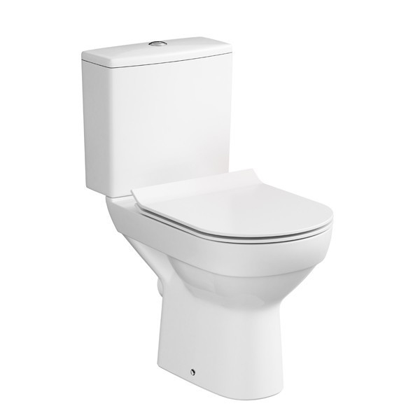 Cersanit K35-037 - Staand toilet CITY met toiletbril, keramiek/wit