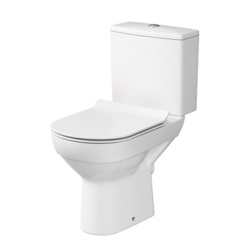 Cersanit K35-037 - Staande toilet met toiletzitting CITY keramiek/wit