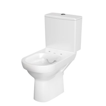 Cersanit K35-037 - Staande toilet met toiletzitting CITY keramiek/wit