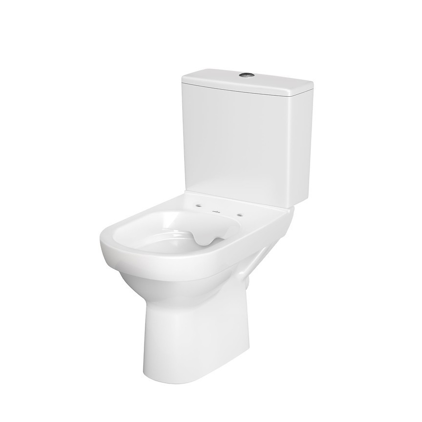 Cersanit K35-037 - Staande toilet met toiletzitting CITY keramiek/wit