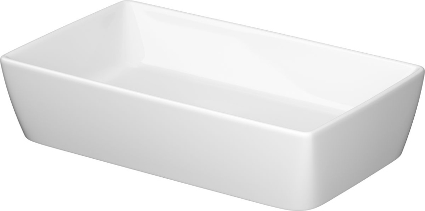 Cersanit K35-047-ECO - Opzetwastafel CITY 36x60 cm keramiek/hoogglans wit