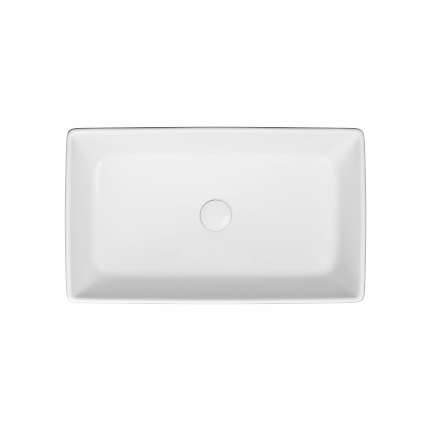 Cersanit K35-047-ECO - Opzetwastafel CITY 36x60 cm keramiek/hoogglans wit