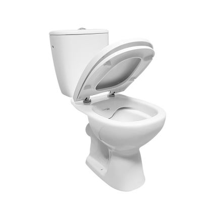 Cersanit K667-052 - Staande toilet met toiletzitting ARTECO keramiek/wit