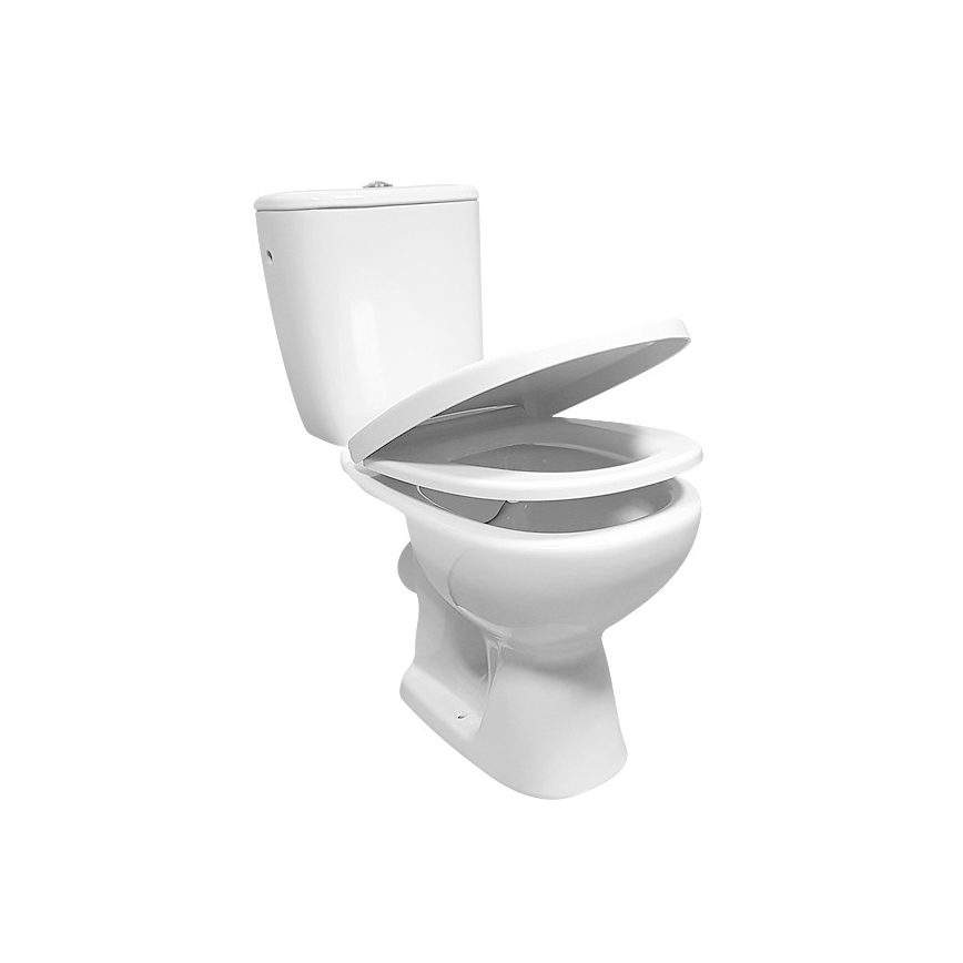 Cersanit K667-052 - Staande toilet met toiletzitting ARTECO keramiek/wit