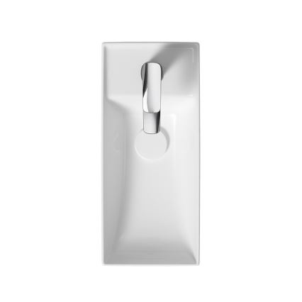 Cersanit K677-005 - Aanrecht wastafel LARGA 22x50 cm keramiek/glanzend wit