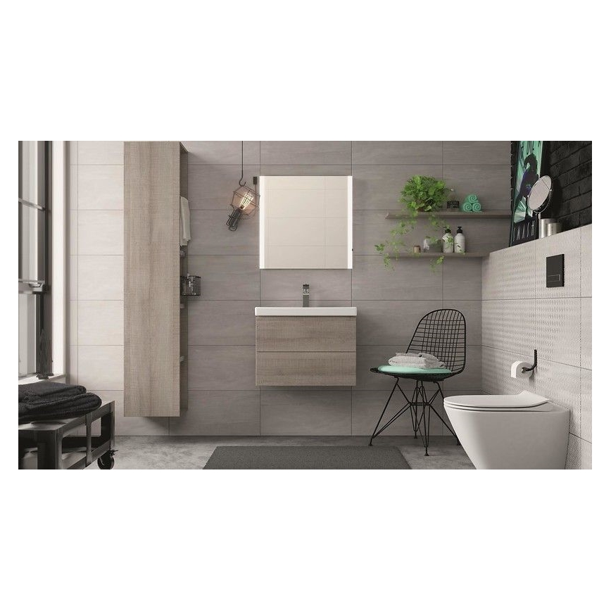 Cersanit K701-104 - Hangend toilet met zitting CITY OVAL keramiek/wit