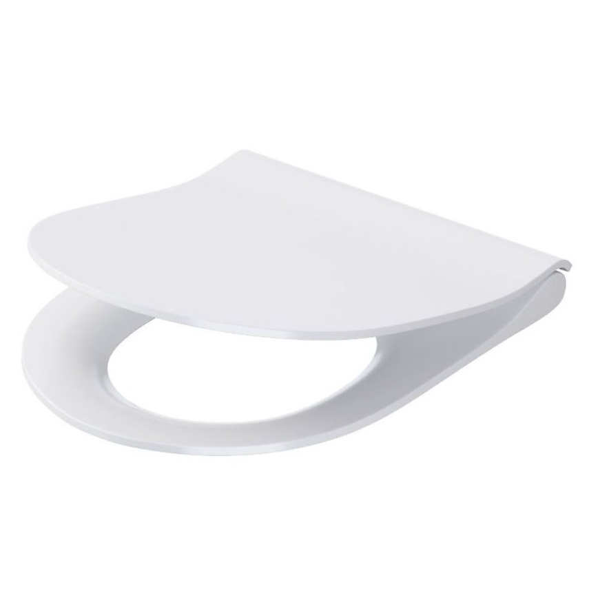 Cersanit K701-104 - Hangend toilet met zitting CITY OVAL keramiek/wit