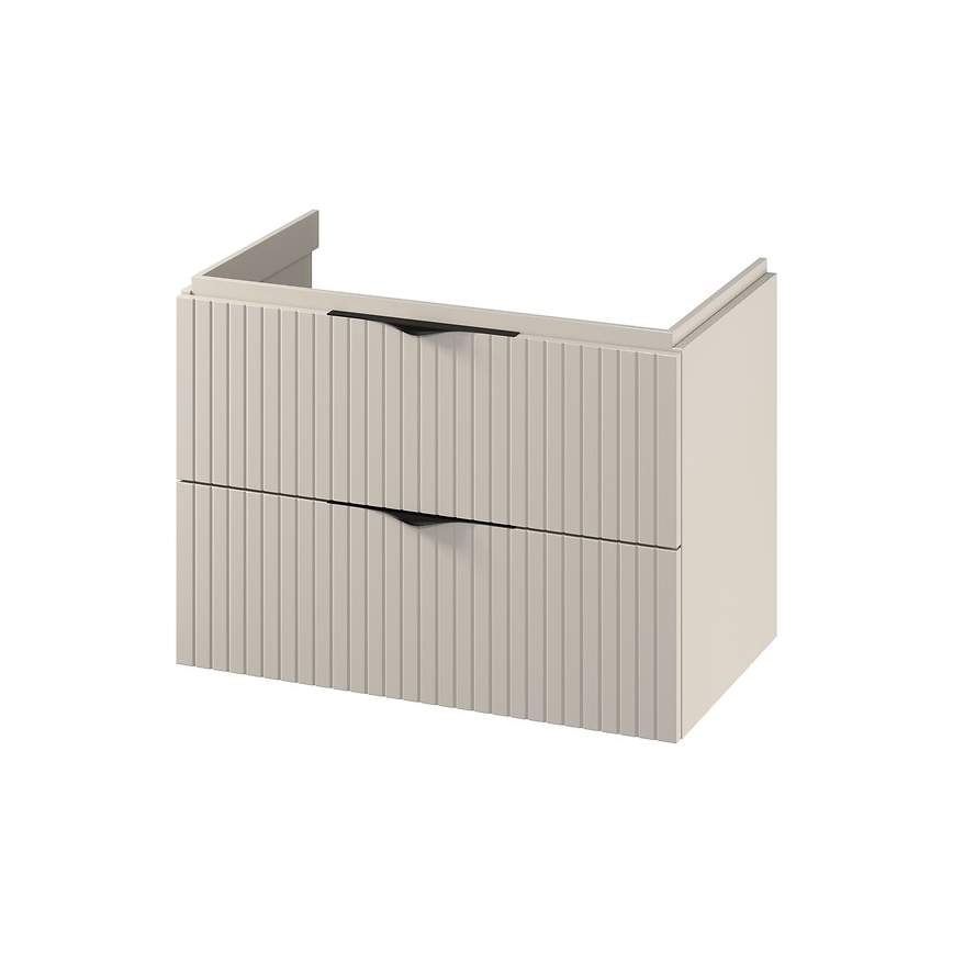 Cersanit S1015-003 - Hangend badkamerkastje onder de wastafel TIRSO 80x45 cm beige