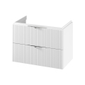 Cersanit S1015-004 - Wandhangend badkamermeubel voor onder de wastafel TIRSO 80x55x45 cm, wit