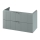 Cersanit S1015-012 - Hangend badkamermeubel voor onder de wastafel TIRSO 100x55x45 cm mintgroen