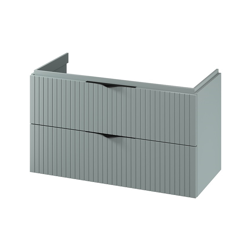 Cersanit S1015-012 - Hangend badkamermeubel onder de wastafel TIRSO 100x45 cm mintgroen