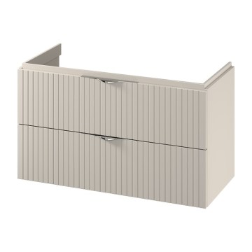 Cersanit S1015-013 - Hangende onderkast voor wastafel TIRSO 100x55x45 cm beige