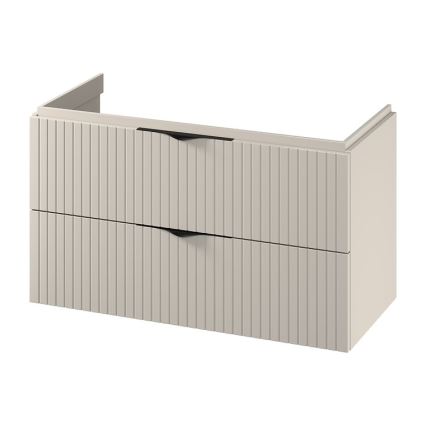 Cersanit S1015-013 - Hangende onderkast voor wastafel TIRSO 100x55x45 cm beige