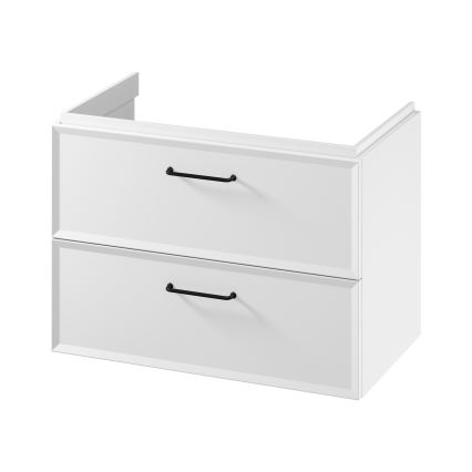 Cersanit S1021-004 - Wandhangende badkamerkast voor onder de wastafel MILLE 80x55x45 cm wit