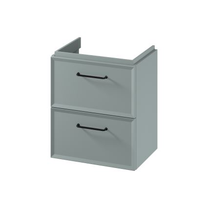 Cersanit S1021-007 - Wandgemonteerde badkamerkast onder de wastafel MILLE SLIM 50x35 cm mintgroen