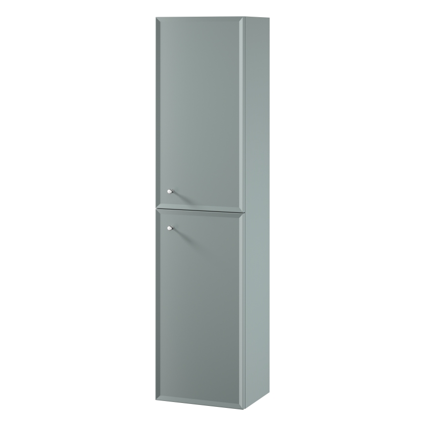 Cersanit S1021-012 - Wandgemonteerde badkamerkast MILLE 40x160x30 cm mintkleurig