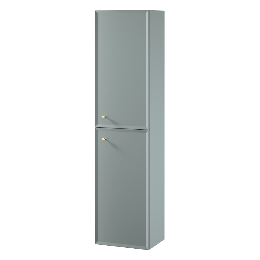 Cersanit S1021-012 - Wandgemonteerde badkamerkast MILLE 40x160x30 cm mintkleurig