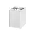 Cersanit S1022-011 - Hangende badkamerkast met geïntegreerde wasmand MILLE 40x55x45 cm wit