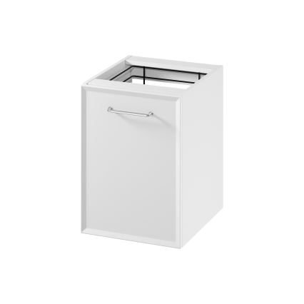 Cersanit S1022-011 - Hangende badkamerkast met geïntegreerde wasmand MILLE 40x55x45 cm wit