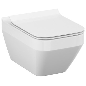 Cersanit S701-213-ECO - Hangend toilet CREA met zitting, keramiek/wit