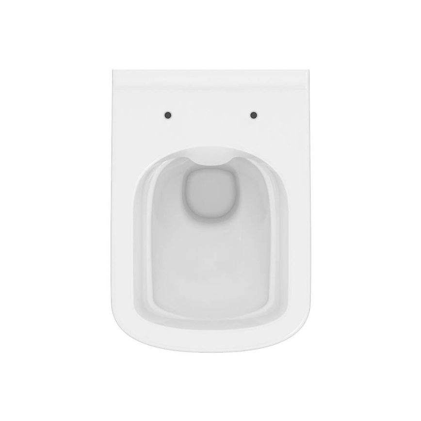 Cersanit S701-405 - Hangend toilet met zitting CITY SQUARE keramiek/wit