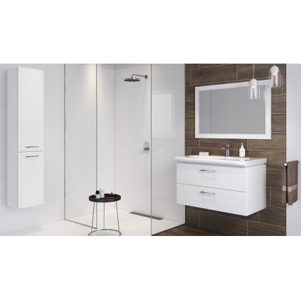 Cersanit S801-142-DSM - Hangende badkamerskast met wastafel ELODY PLUS 46x60 cm wit