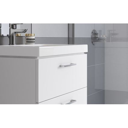 Cersanit S801-142-DSM - Hangende badkamerskast met wastafel ELODY PLUS 46x60 cm wit