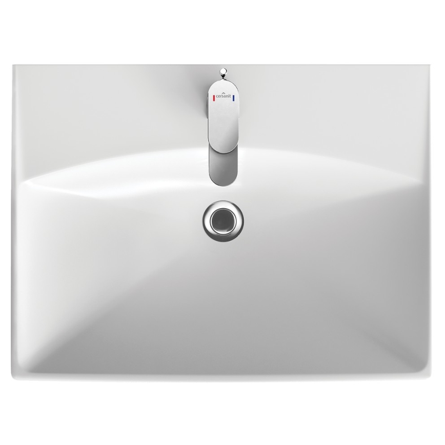 Cersanit S801-142-DSM - Hangende badkamerskast met wastafel ELODY PLUS 46x60 cm wit