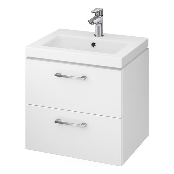 Cersanit S801-146-DSM - Hangende badkamerskast met wastafel ELIS 46x50 cm wit