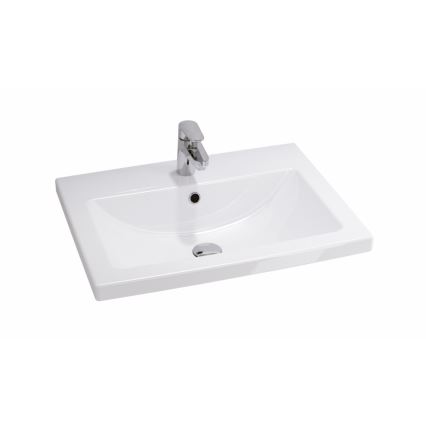 Cersanit S801-147-DSM - Hangende badkamerskast met wastafel ELODY 46x60 cm wit