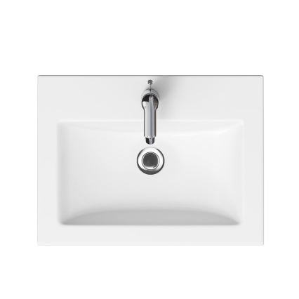 Cersanit S801-147-DSM - Hangende badkamerskast met wastafel ELODY 46x60 cm wit