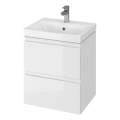 Cersanit S801-230-DSM - Hangende badkamerskast met wastafel MODUO 62x50 cm wit