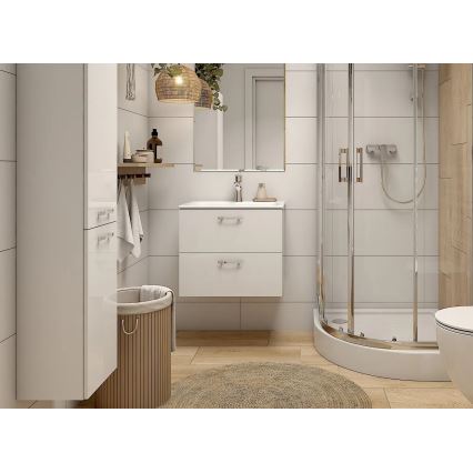 Cersanit S801-309-DSM - Hangend badkamermeubel met wastafel NIKO 60x50x45 cm wit