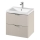 Cersanit S801-541 - Hangend badkamermeubel met wastafel TIRSO 60x60x45 cm beige