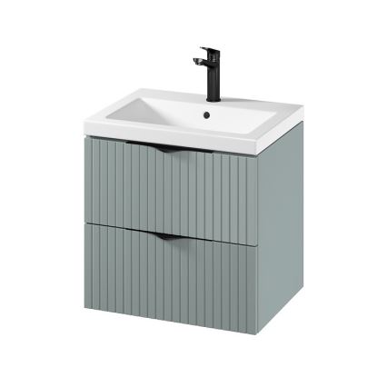 Cersanit S801-544 - Hangend badmeubel met wastafel TIRSO 60x60x45 cm mintgroen
