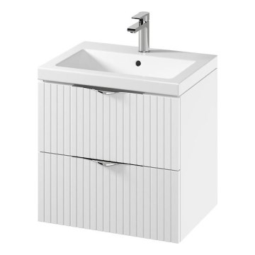 Cersanit S801-545 - Hangend badmeubel met wastafel TIRSO 60x45 cm, wit