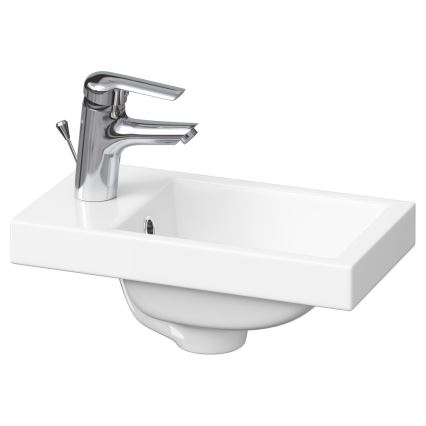 Cersanit S801-570 - Wandgemonteerde badkamerkast met wastafel MILLE 40x62x22 cm mintgroen