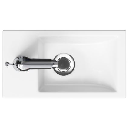 Cersanit S801-570 - Wandgemonteerde badkamerkast met wastafel MILLE 40x62x22 cm mintgroen