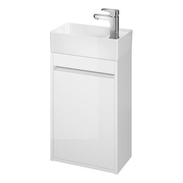 Cersanit S924-001 - Badkamerkast onder de wastafel BARBARA 59,3x39,2 cm glanzend wit