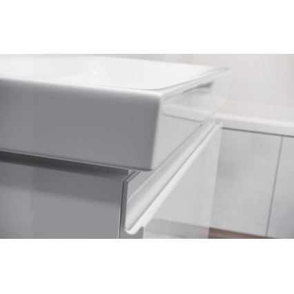 Cersanit S929-010 - Hangende badkamerskast onder de wastafel MEDDIE 57x59,5 cm glanzend wit