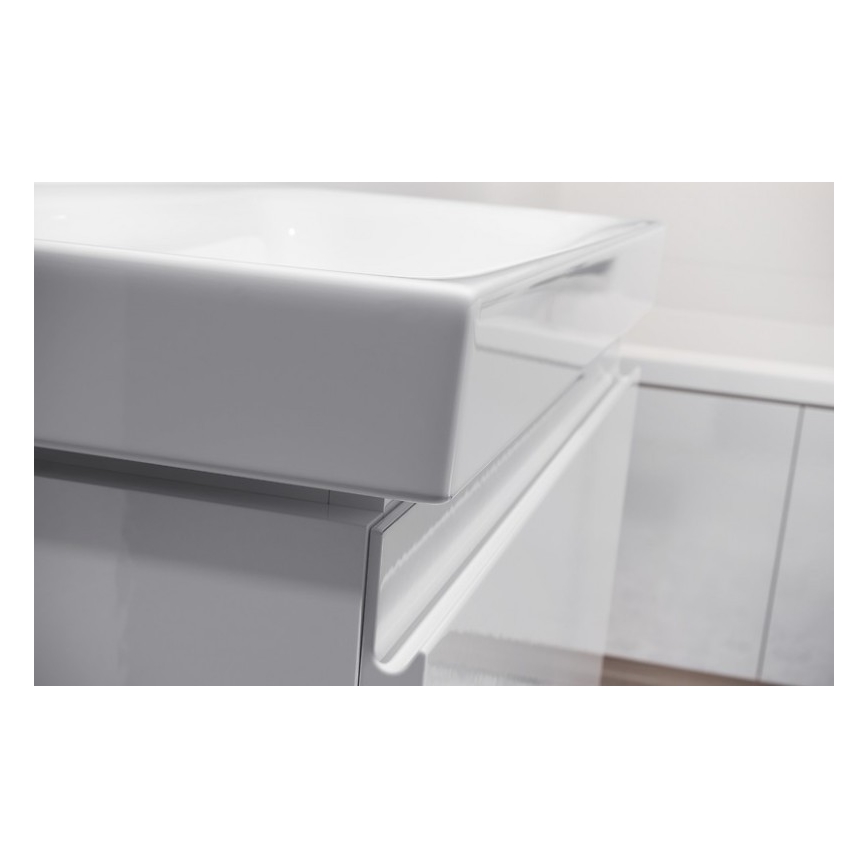 Cersanit S929-010 - Hangende badkamerskast onder de wastafel MEDDIE 57x59,5 cm glanzend wit