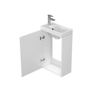 Cersanit S929-014 - Badkamerkast onder de wastafel MEDDIE 59x39 cm glanzend wit