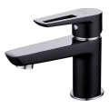 Cersanit S951-048 - Kraan voor wastafel MILLE 13,4 cm zwart + afval