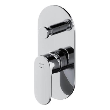 Cersanit S951-305 -Douchekraan voor verborgen installatie CREA glanzend chroom
