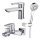 Cersanit S952-003 -Badset met kraan + wastafelkraan MILLE glanzend chroom