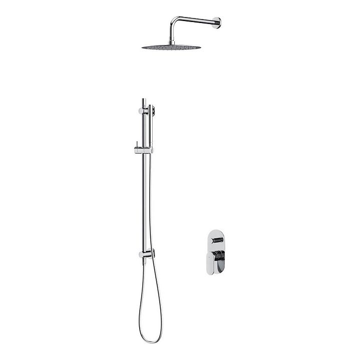 Cersanit S952-008 - Doucheset met inbouwkraan CREA glanzend chroom
