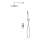 Cersanit S952-012 - Douche set met inbouwkraan MILLE glanzend chroom